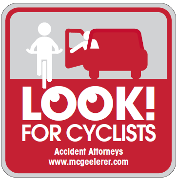 Bike Car Dooring Sticker